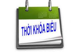 Thời khóa biểu HKII có điều chỉnh, áp dụng từ 08/3/2021