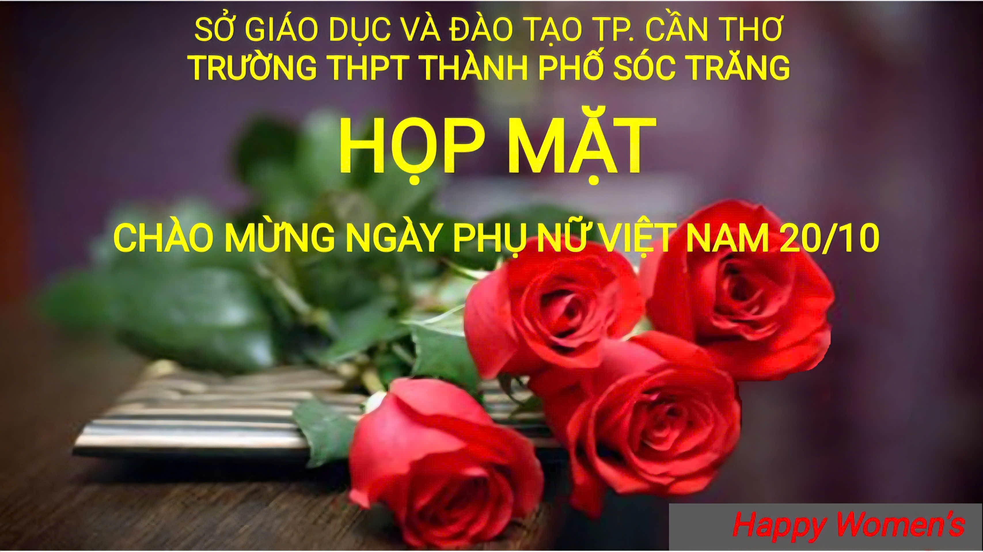 Họp mặt chào mừng Ngày Phụ nữ Việt Nam 20-10