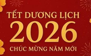 Thông báo về việc treo cờ Tổ quốc, thời gian nghỉ và trực trong dịp Tết Dương lịch năm 2026